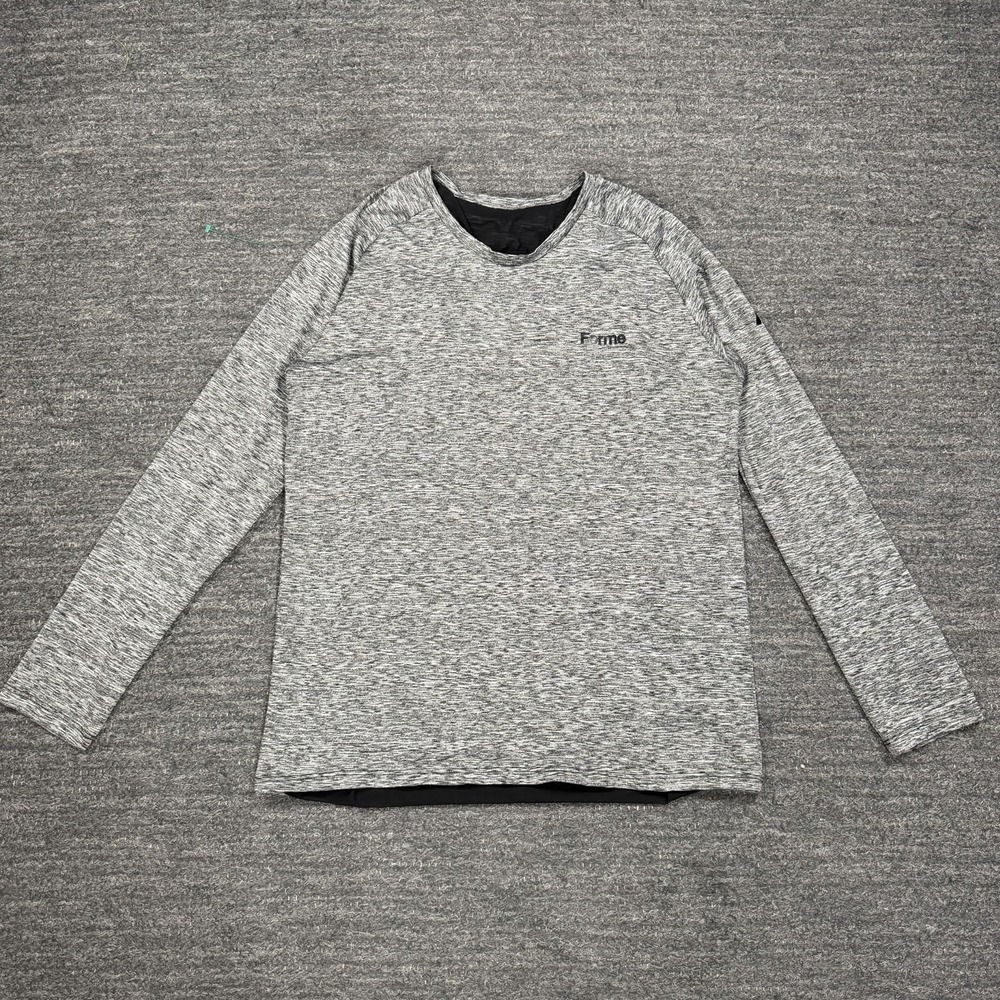 Forme Science Shirt Medium Heather Gray Ace Long Sleeve Posture Performance